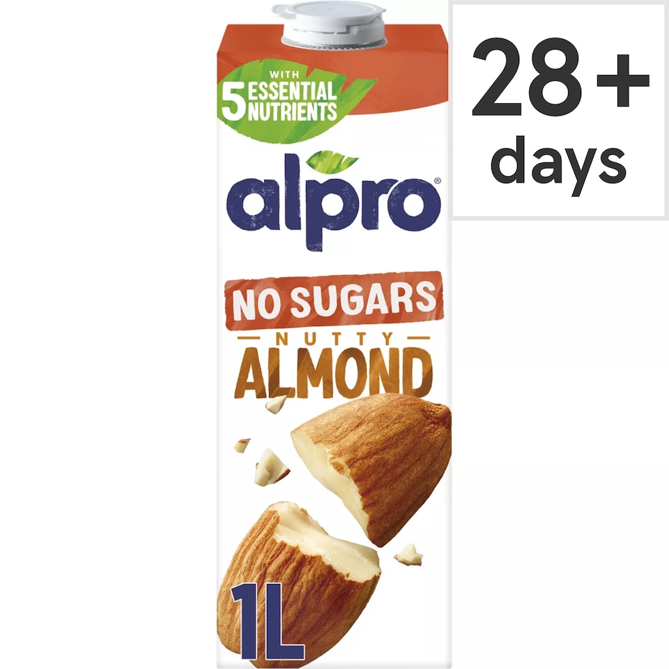 Alpro Almond No Sugar Long Life Dairy Free Drink 1L