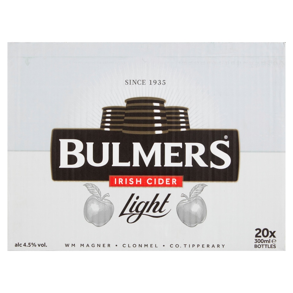 image 1 of Bulmers Light 20X30cl Bottle