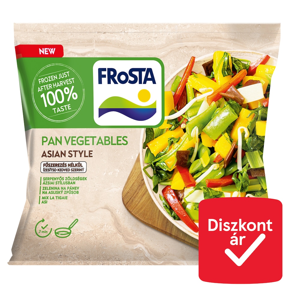 FRoSTA gyorsfagyasztott serpenyős zöldségek ázsiai stílusban 400 g