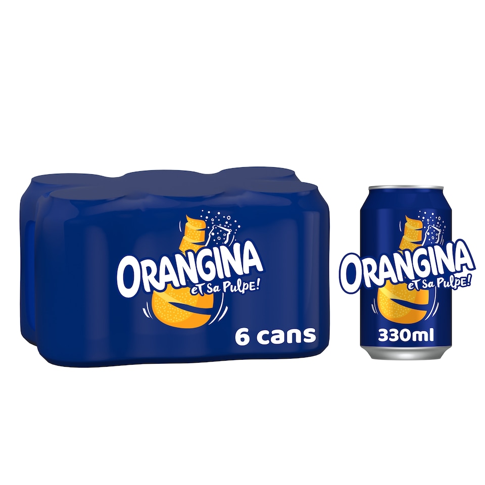 image 1 of Orangina Sparkling Orange Soft Drink 6 x 330ml