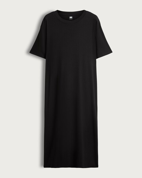 tesco black shirt dress