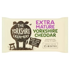 The Yorkshire Creamery Extra Mature Cheddar 320G