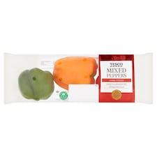 Tesco Mixed Peppers 420G (C)