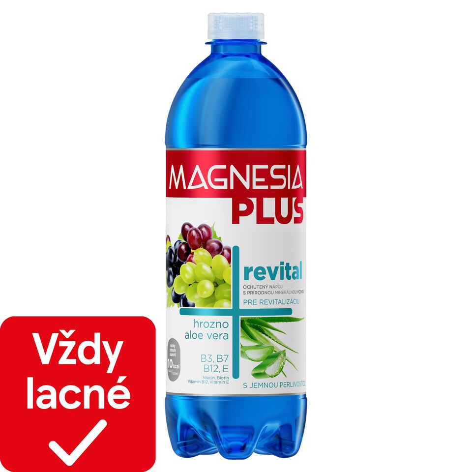 Magnesia Plus Revital hrozno, aloe vera 0,7 l