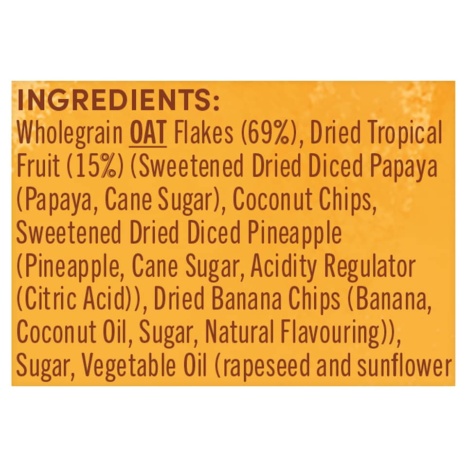 image 1 of Jordans Crunchy Oat Granola - Tropical Fruits 750g