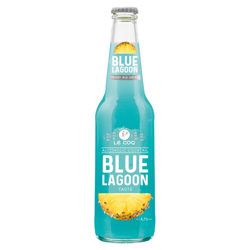 Le COQ Blue Lagoon alkoholický koktejl 4,7% 0,33l