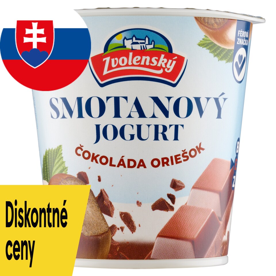 obrázok 1 z Zvolenský Smotanový jogurt čokoláda oriešok 145 g