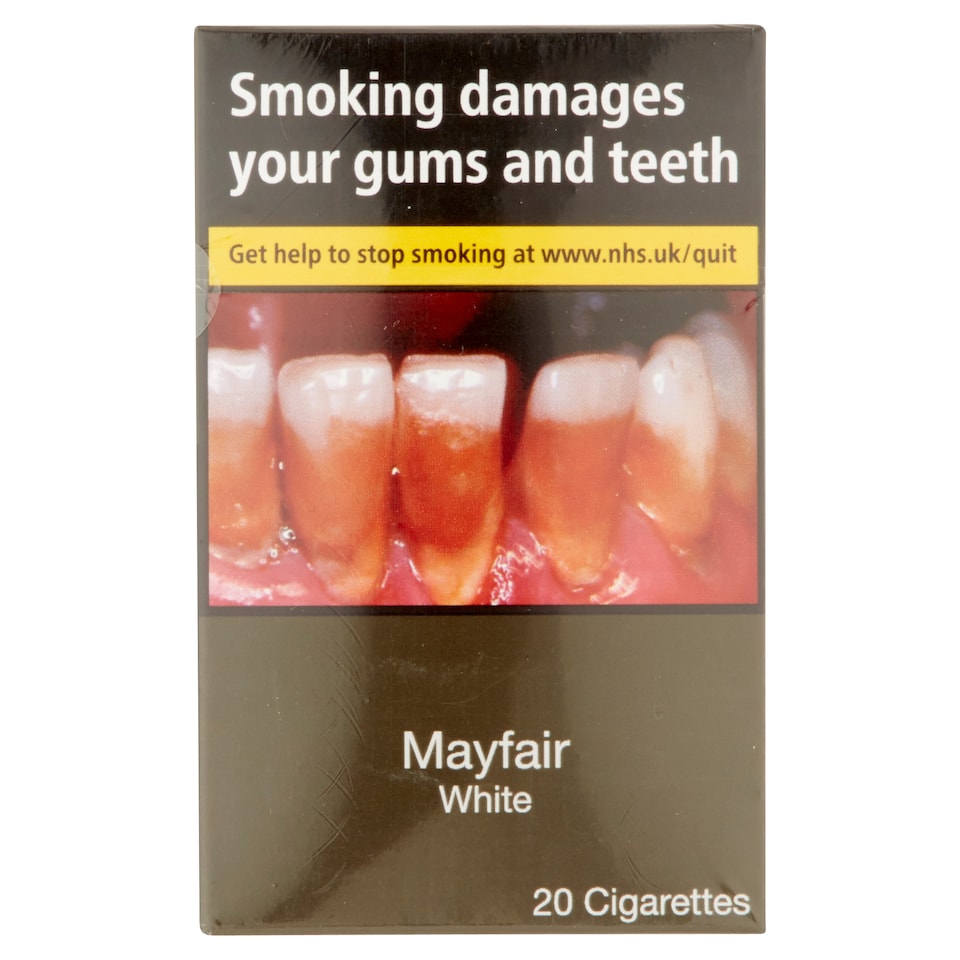 Mayfair White Cigarettes 20 Pack