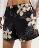 image 1 of F&F Floral Print Swim Shorts in Black
