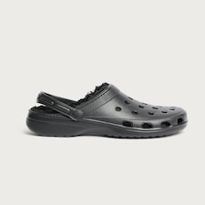 F&F Borg Lined Clogs in Black