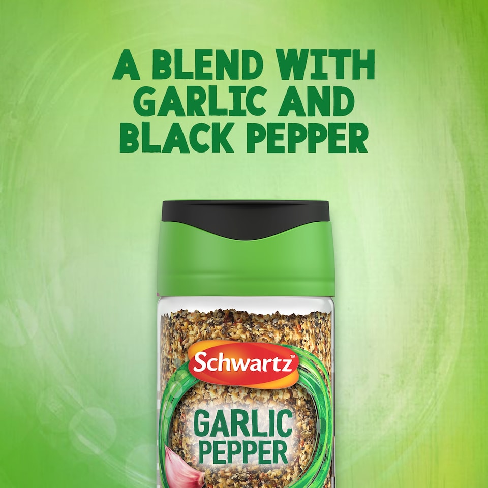 image 1 of Schwartz Garlic Pepper 45G Jar