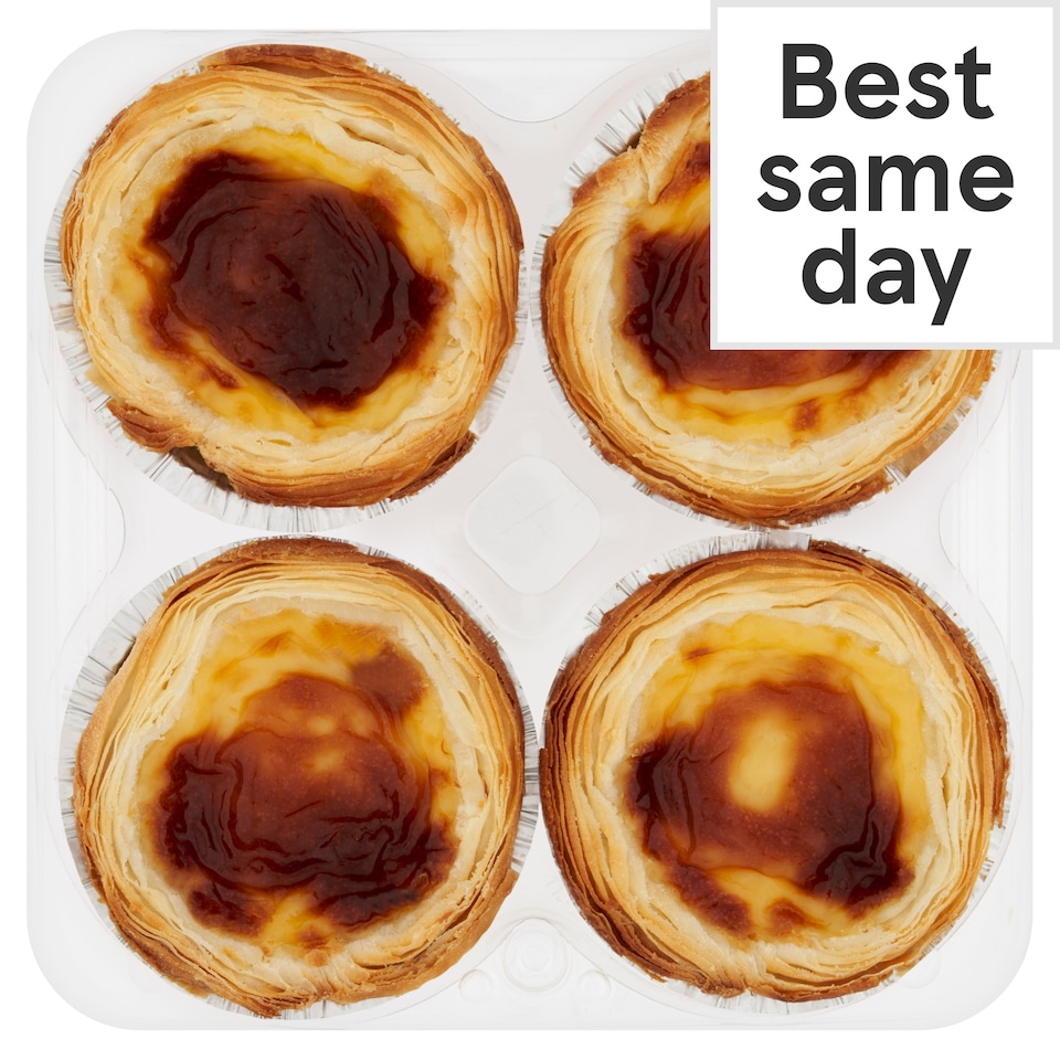 image 1 of Tesco Pastel De Nata 4 Pack