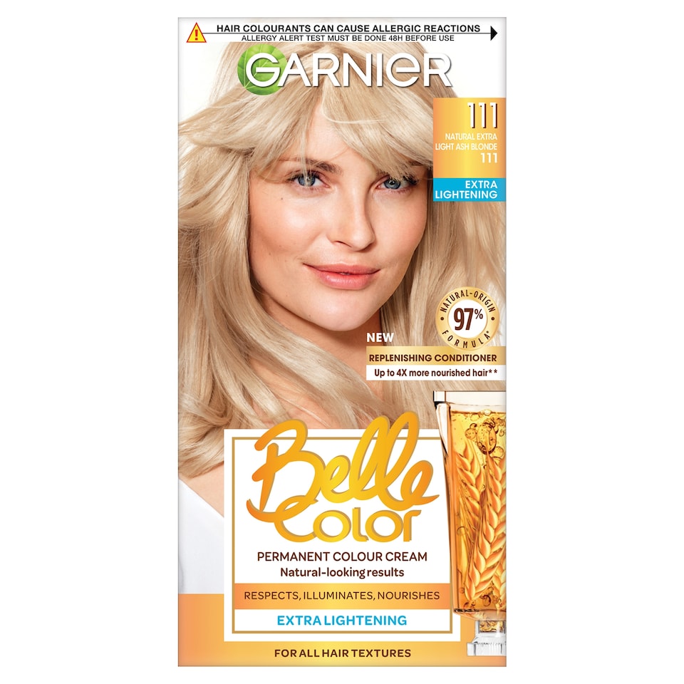 image 1 of Garnier Belle Color Permanent Hair Dye - 111 Extra Light Ash Blonde
