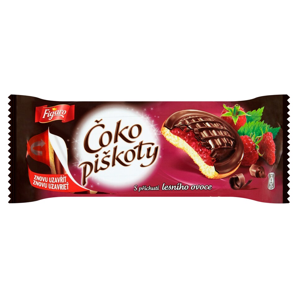 Figaro Čoko piškóty s príchuťou lesného ovocia 147 g