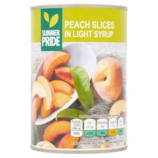 Summer Pride Peach Slices In Light Syrup 411G