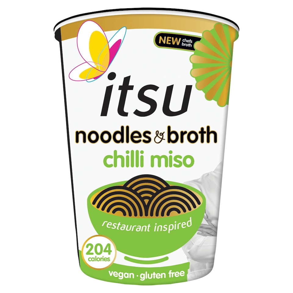 image 1 of itsu chilli miso instant noodles & broth pot 65g