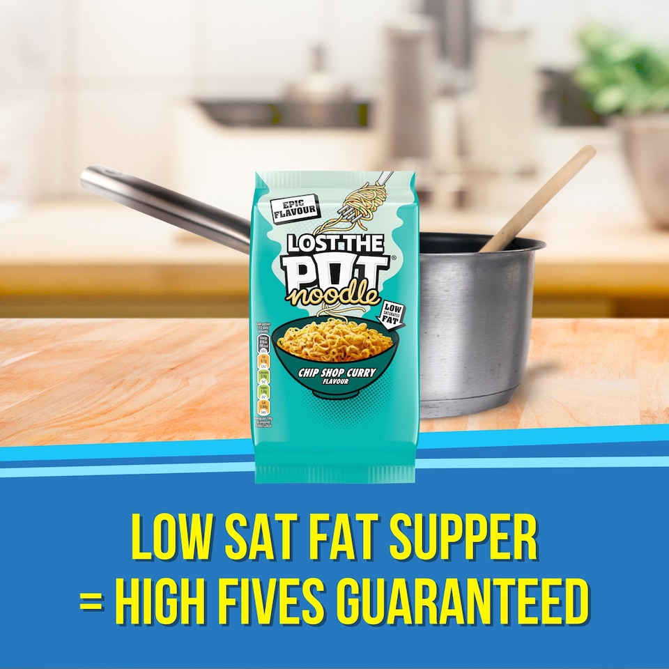 image 1 of Pot Noodle Lost the Pot Chip Shop Curry Instant Noodles 85g 
