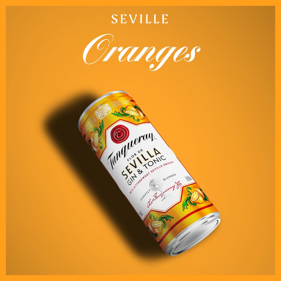 image 1 of Tanqueray Flor de Sevilla Gin & Tonic Ready to Drink Premix 250ml
