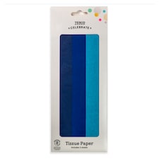 Tesco Multi Blue Tissue 3 Pack