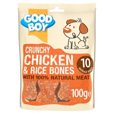 Good Boy Crunchy Chicken And Rice Bones 100G