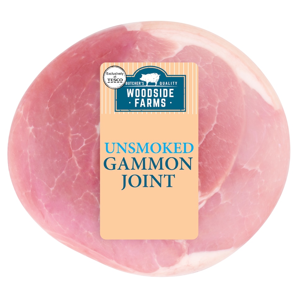 Woodside Farms Unsmoked Gammon Joint 700g - 1.3kg