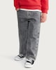 image 1 of F&F Boys Cotton Rich Denim Drawstring Jeans in Grey
