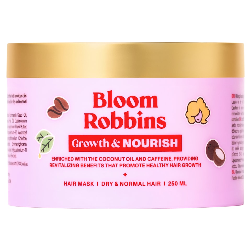 obrázok 1 z Bloom Robbins Growth & Nourish maska na vlasy 250 ml
