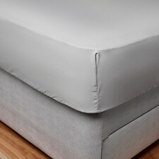 Silentnight Silver Fitted Sheet Double