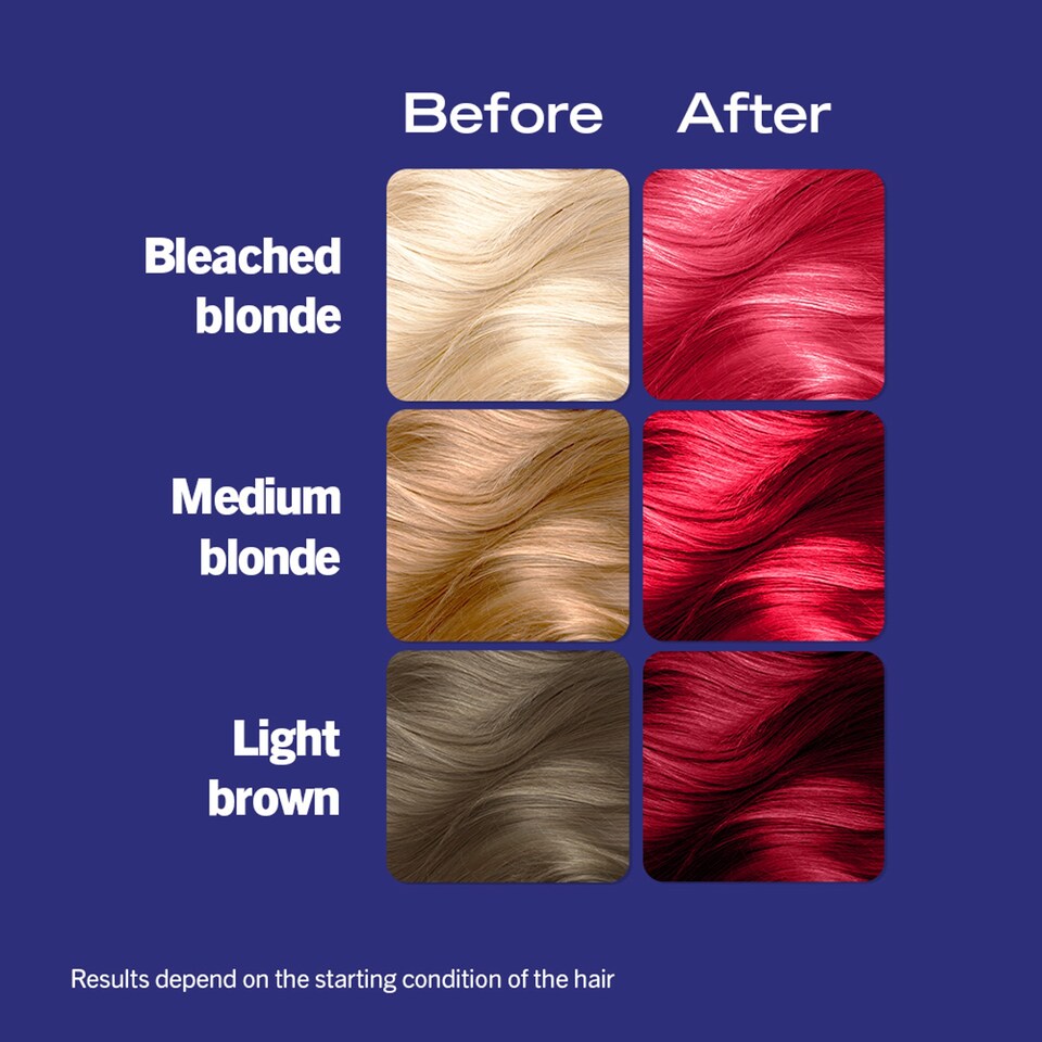 image 1 of Schwarzkopf Live Ultra Brights Semi-Permanent Hair Dye - Pillar Box Red 092