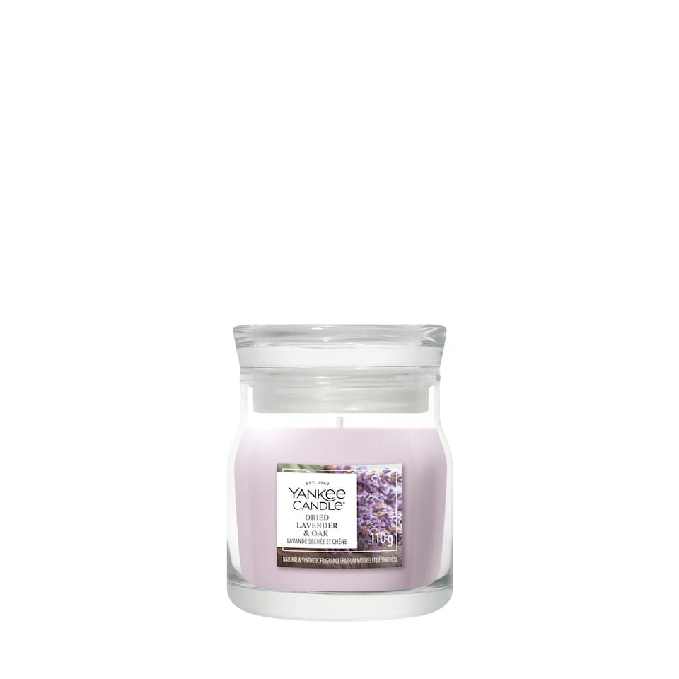 Yankee Candle Signature Dried Lavender & Oak Small Candle 110g