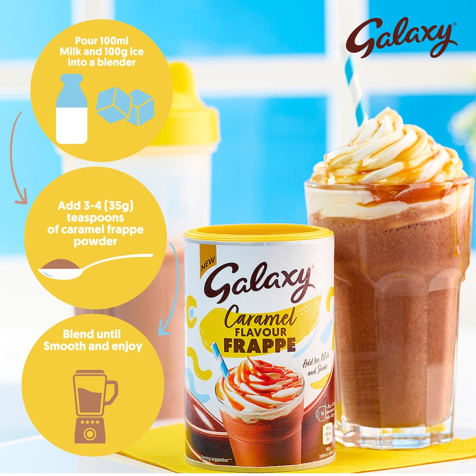 image 1 of Galaxy Caramel Flavour Frappe 280G