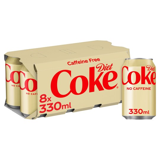 Diet Coke Caffeine Free 8X330ml Tesco Groceries