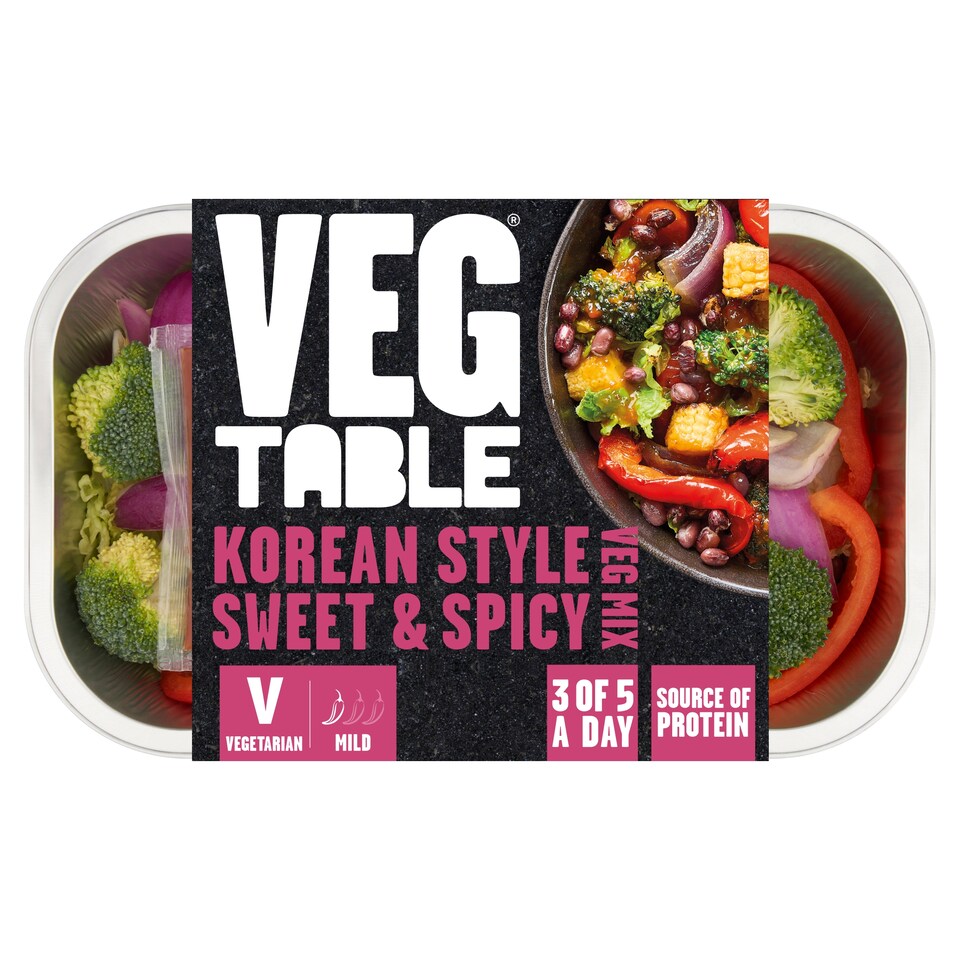 Veg Table Korean Style Sweet & Spicy Veg Mix 440g
