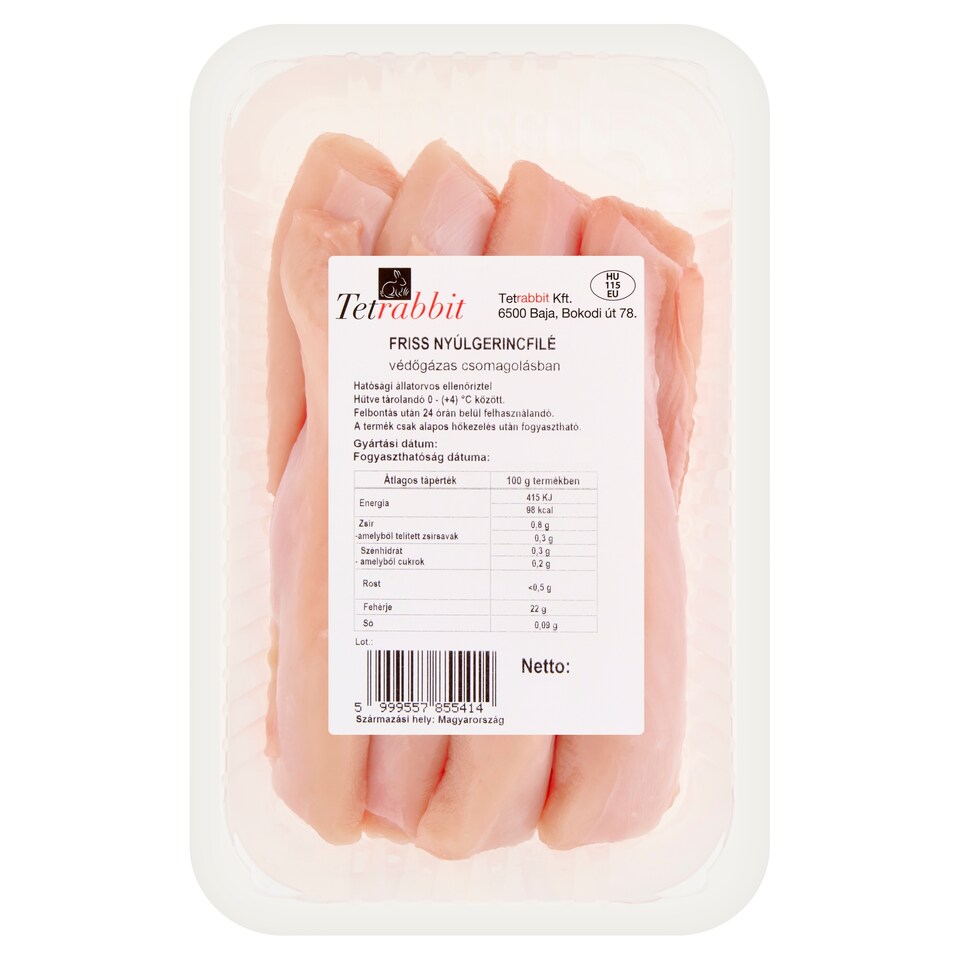 Tetrabbit Fresh Rabbit Loin Fillet 500 g