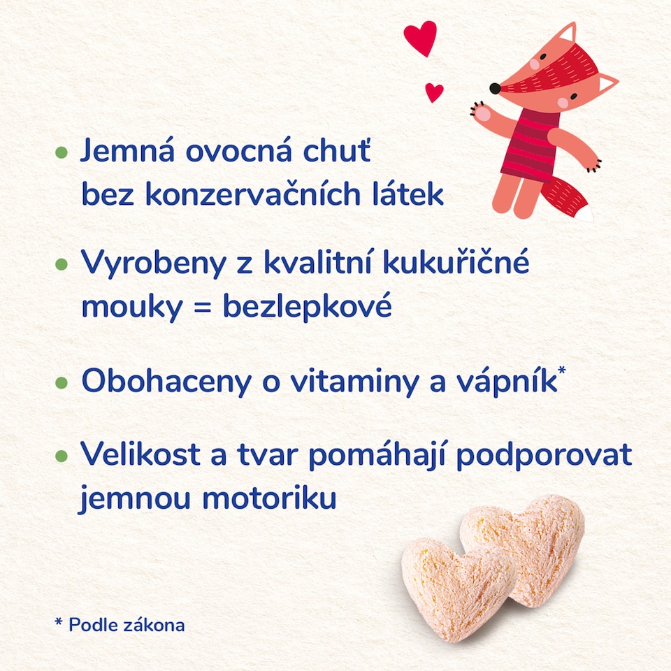 Obrázek 1 pro produkt Sunar Srdíčka s jahodovou příchutí 50g