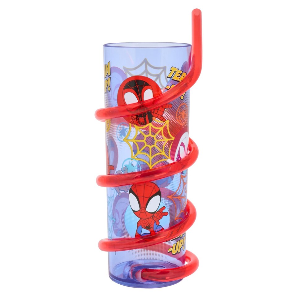 image 1 of Spidey Swirly Straw