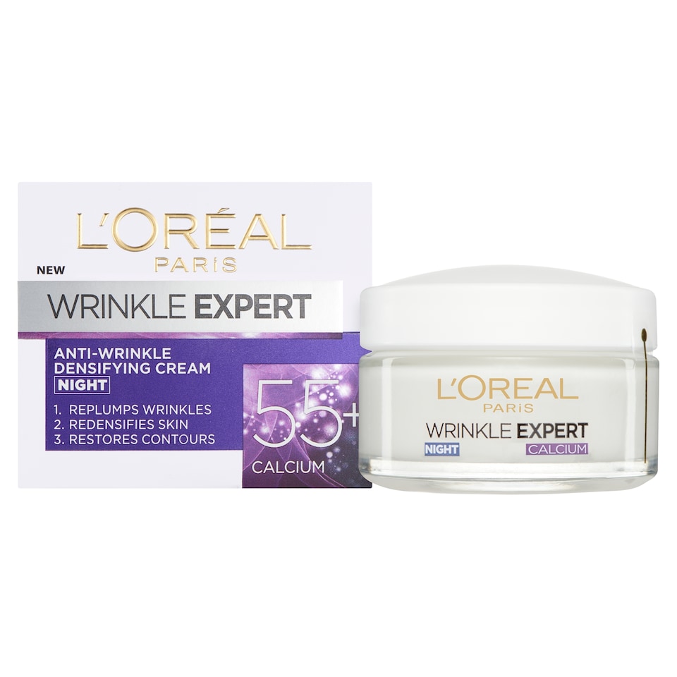 image 1 of L'Oreal Paris Wrinkle Expert Night Cream 55+ 50 Ml