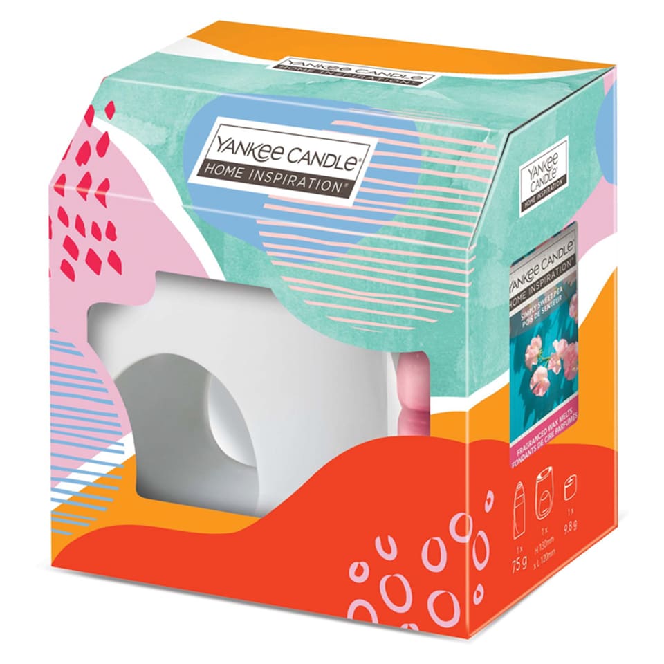 Yankee Melt Burner And Wax Melt Gift Set