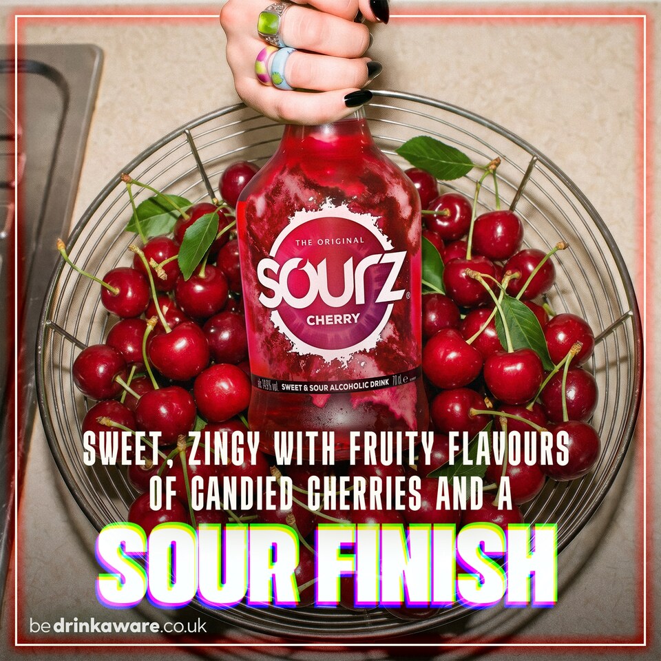 image 1 of Sourz The Original Cherry Sweet & Sour Spirit Drink 70cl