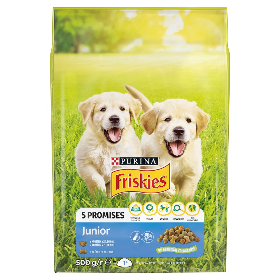 image 1 of Friskies Junior with Chicken and Vegetable with Milk 500g