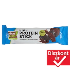 RiceUp! keksz és krém ízű fehérje szelet, hozzáadott cukor nélkül 40 g