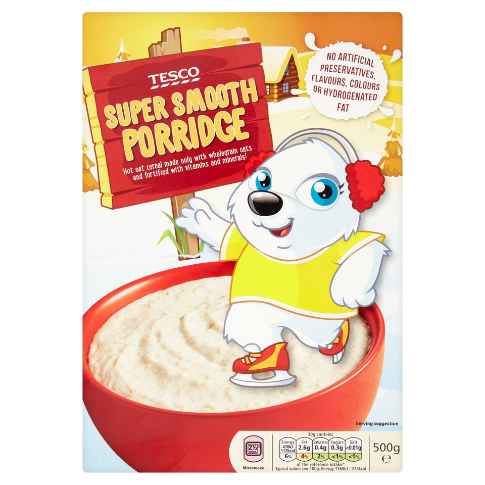 Tesco Super Smooth Porridge 500G