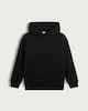 image 4 of F&F Boys Cotton Rich Oversized Hoodie in Black