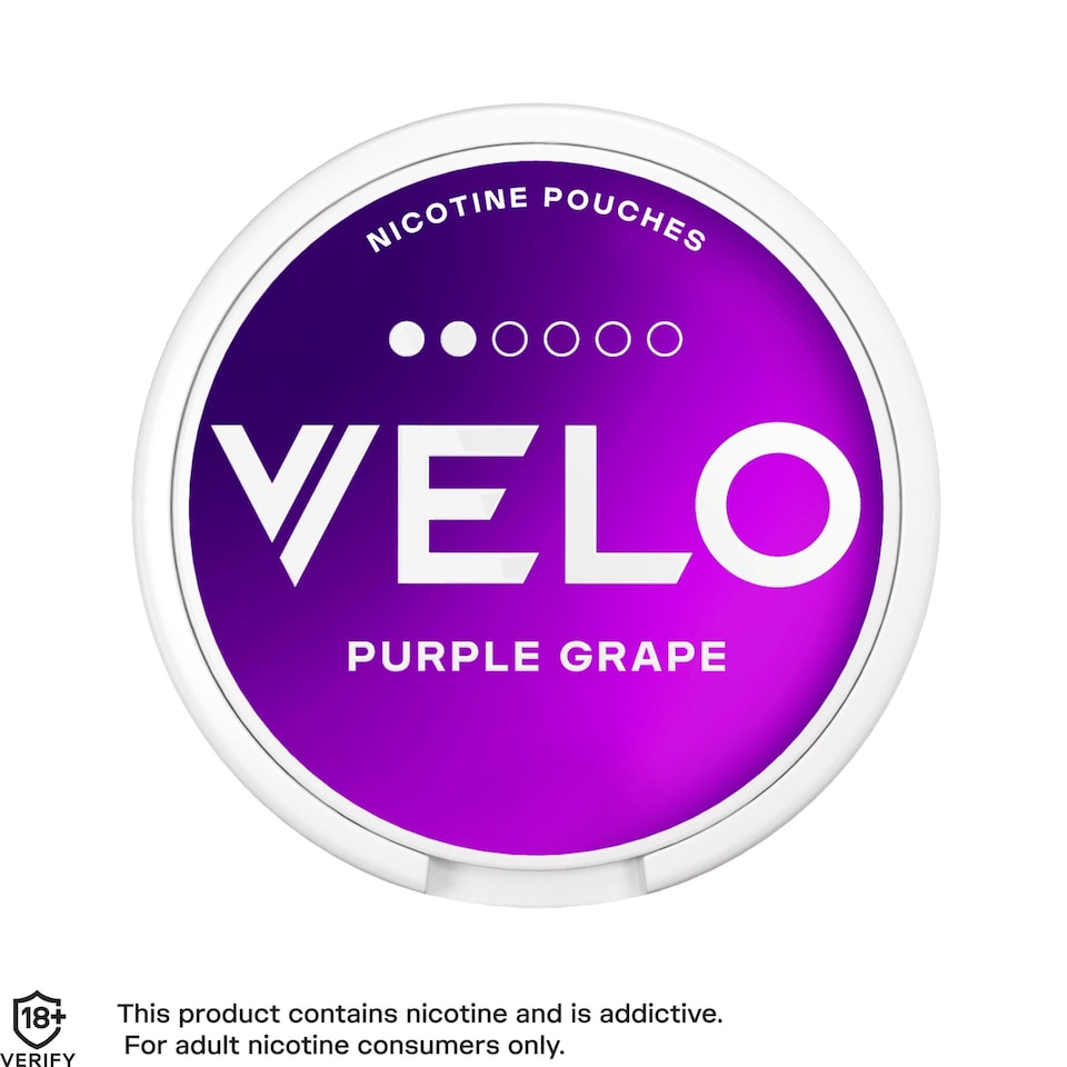 image 1 of Velo Purple Grape 6mg Nicotine Pouches 15 Pack 6.3g