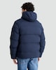 image 3 of F&F Hooded Zip Through Shower Resistant Puffer Jacket in Navy