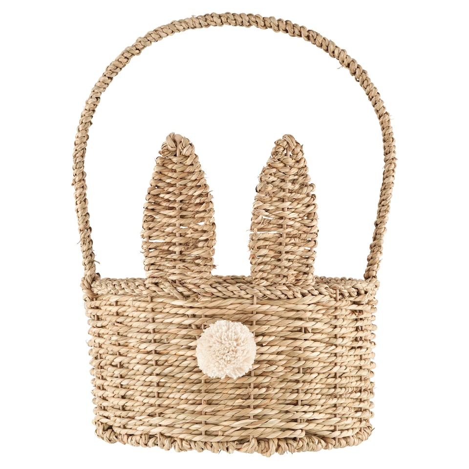 Easter Bunny Basket Natural 24 cm