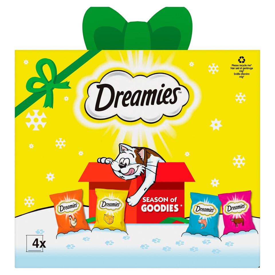 Dreamies Season Of Goodies Gift Box 4X30g