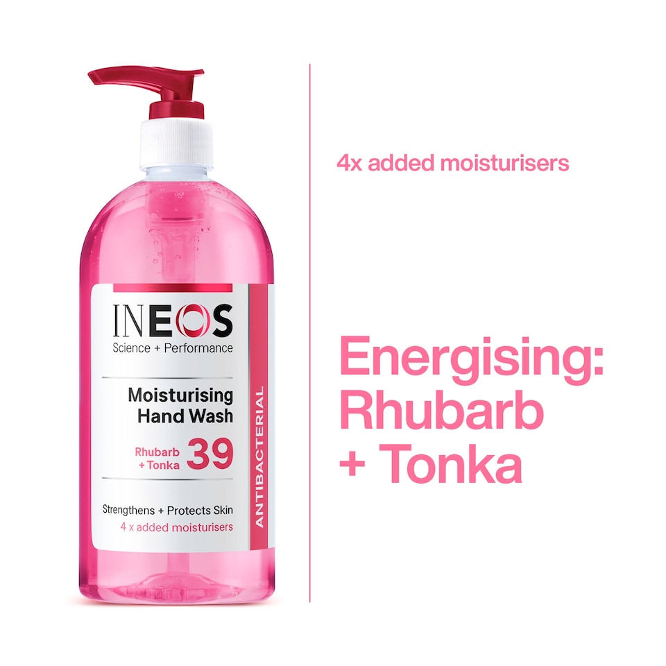 INEOS Moisturising Hand Wash Rhubarb + Tonka 500ml