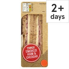 Tesco Smoked Ham & Cheddar Sandwich