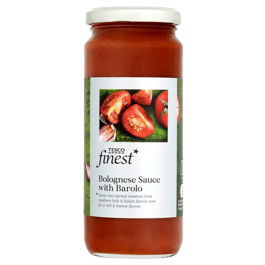 Tesco Finest* Bolognese Pasta Sauce With Barolo 340G Tesco Groceries